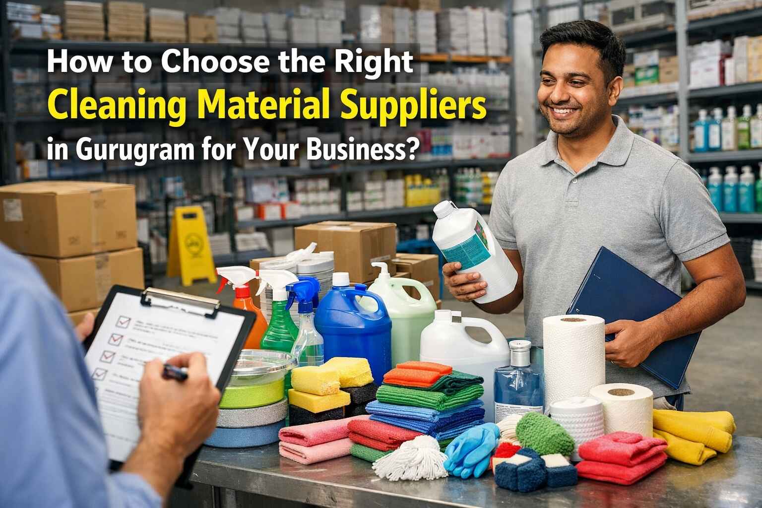 Cleaning Material Suppliers in Gurugram